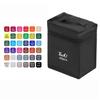 12-60 colors optional dual head marker set, DIY student art drawing pen for graffiti and watercolor markers