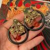 Retro Tibetan Earrings Ethnic Style Versatile Nepalese Niche Earrings Jewelry Stud Earrings Women