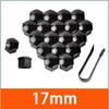 17/19/21mm 20PCS Car Wheel Nut Cover Protective Cover Tire Nut External Decoration Rust Proof Wheel Hub Screw Cover Wear Parts