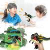 Dinozaur ZaZaZa Zabawka Dzieci Kreatywna Bez Baterii Teleskopowa Huśtawka Sprężynowa Dinozaury Zabawki Fidget Prezenty Świąteczne dla Dzieci