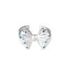 Elegant Women's Simple Open Adjustable Bow Ring - Trendy Fashionable Design for Index Finger