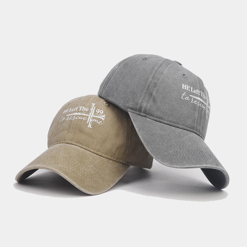 Personalized trend heat transfer baseball cap men's fashion versatile cap women's street cool sunshade sunscreen cap