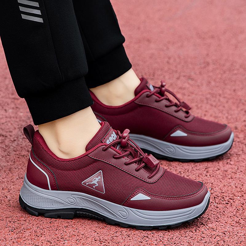 Warm, Non-Slip Walking and Running Shoes for Middle-aged and Elderly