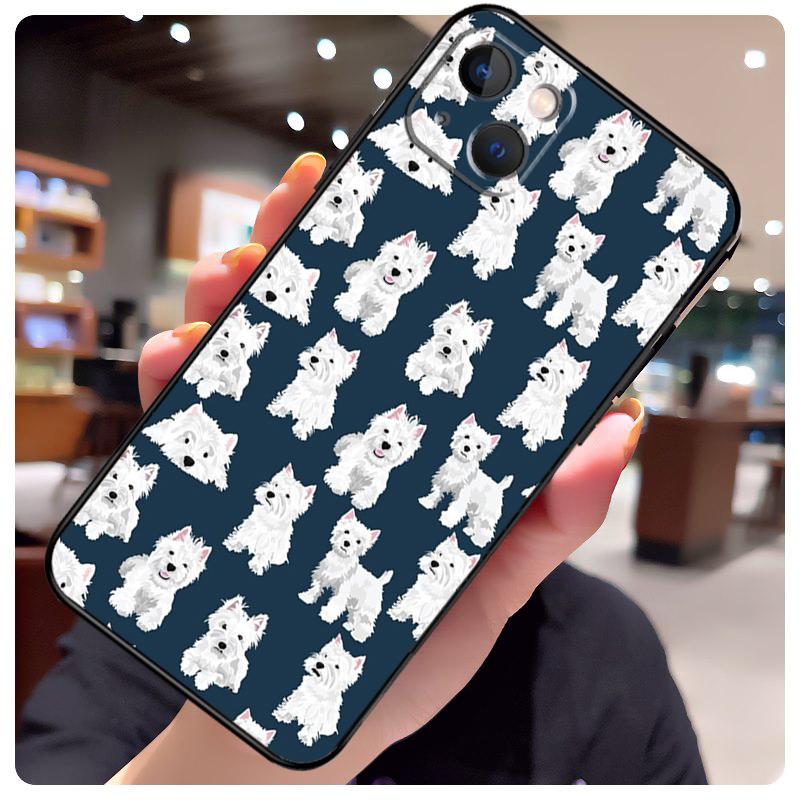 West Highland Terrier Westie Case For iPhone 13 Pro Max 16 15 11 12 14 17 Pro Max Mini 15 16 Plus 16e 17 Air Phone Cover