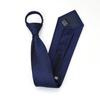 Black Zipper-Free Lazy Blue Men And Women Business Dress Interview To Work Groom Wedding Korean Version Narrow Tie