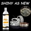 Jewelry Cleaner Solution for Gold Watches Diamond Rings Remove Tarnish Rust Dirt Cleaning Liquid for Necklaces Earrings