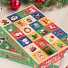 5Pcs DIY Advent Calendar Christmas Countdown Calendars With 24 Cardboard Treasure Boxes Xmas Empty Countdown Calendar