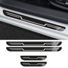 Stainless Steel Car Door Threshold Protection Stick Bumper Moldings Chrome Trim Auto Protector Accessories Styling Black