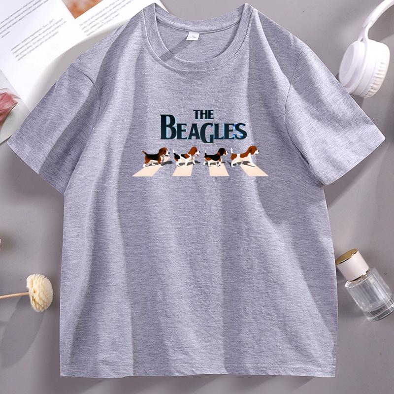 The Beagles T Shirt Beagle Mom TShirt Dog Lover Beagle Tee Funny Dog Mama Papa Tee Casual Cotton Shortsleeve Oneck Tees