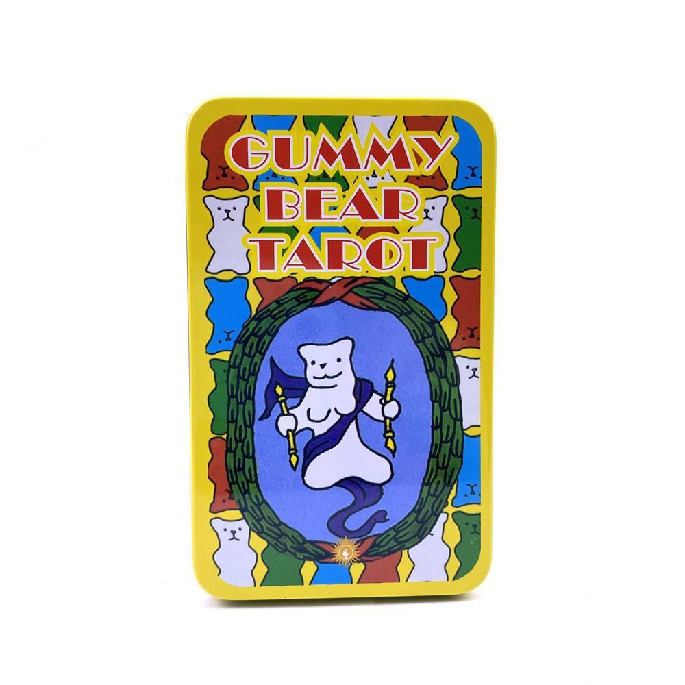 Gummy Bear Tarot Cards Metal Box With Colorful Foil Edges For Tarot Enthusiasts