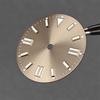 28.5mm Green Luminous Watch Dials Sunray Strips Nails No Date Watch Faces Replace Accessories for NH35/8215/2813/2836 Movements