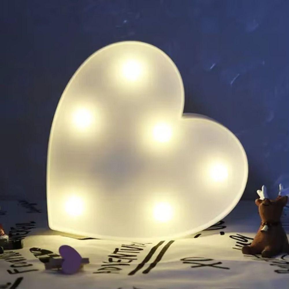 Plastic Material LED Night Light Warm Light Table Lamp Proposal Lanterns Lamp Wedding