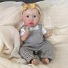 30cm Lifelike Rebirth Simulation Baby Girl Doll Saskia Full Silicone Body Alive Reborn Boy Doll Realistic Painted Skin Newborn Doll Kid's Playmate Toy