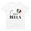 Ciao Bella Italy Graphic with Italian Flag T-Shirt