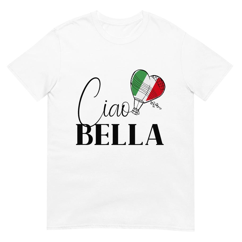 Ciao Bella Italy Graphic with Italian Flag T-Shirt