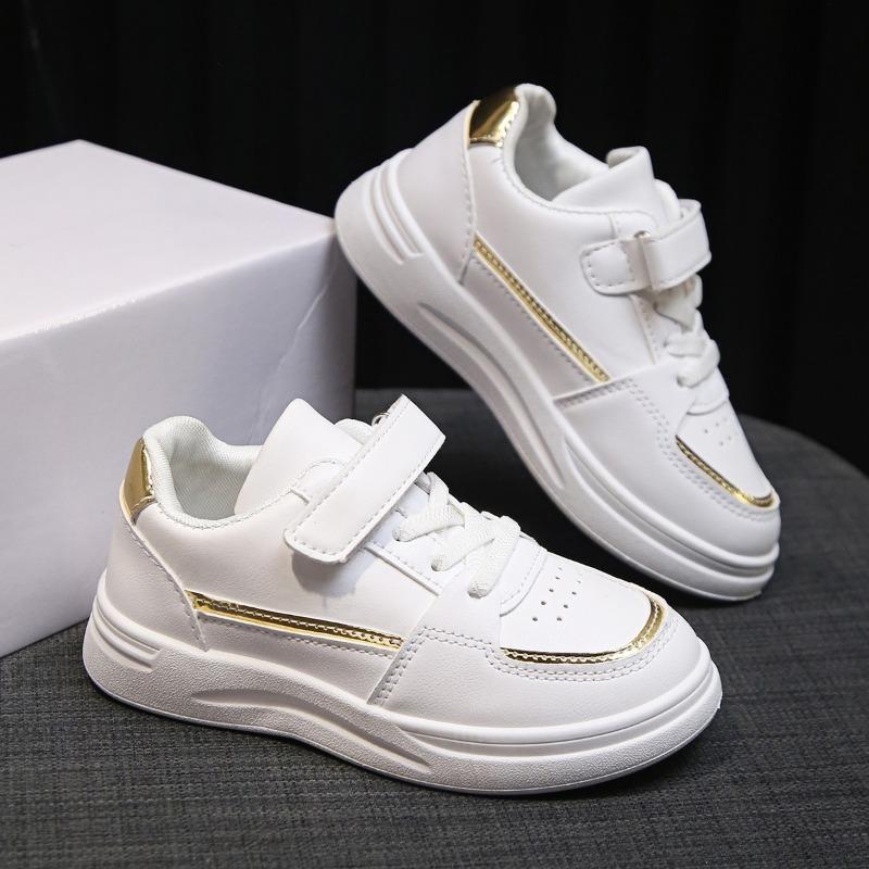 Scarpe da Ginnastica Sneakers Bambini Scarpa Bambino Primavera Nuovo Ragazzi Ragazze Scarpe Sportive Casual Scarpe da Skate Pelle Suola Morbida Bambini Piccola Scarpa Bianca