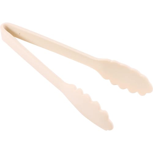 

Kanda Silicone Tongs, Regular, Made in Japan, Perfect for Pasta, Meat, and Fish, Kitchen, Onion Ivory, 083474
