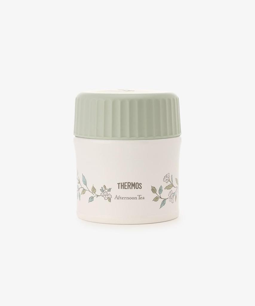 Afternoon Tea Living HS99 Flower Art Insulated Soup Jar, Thermos Green