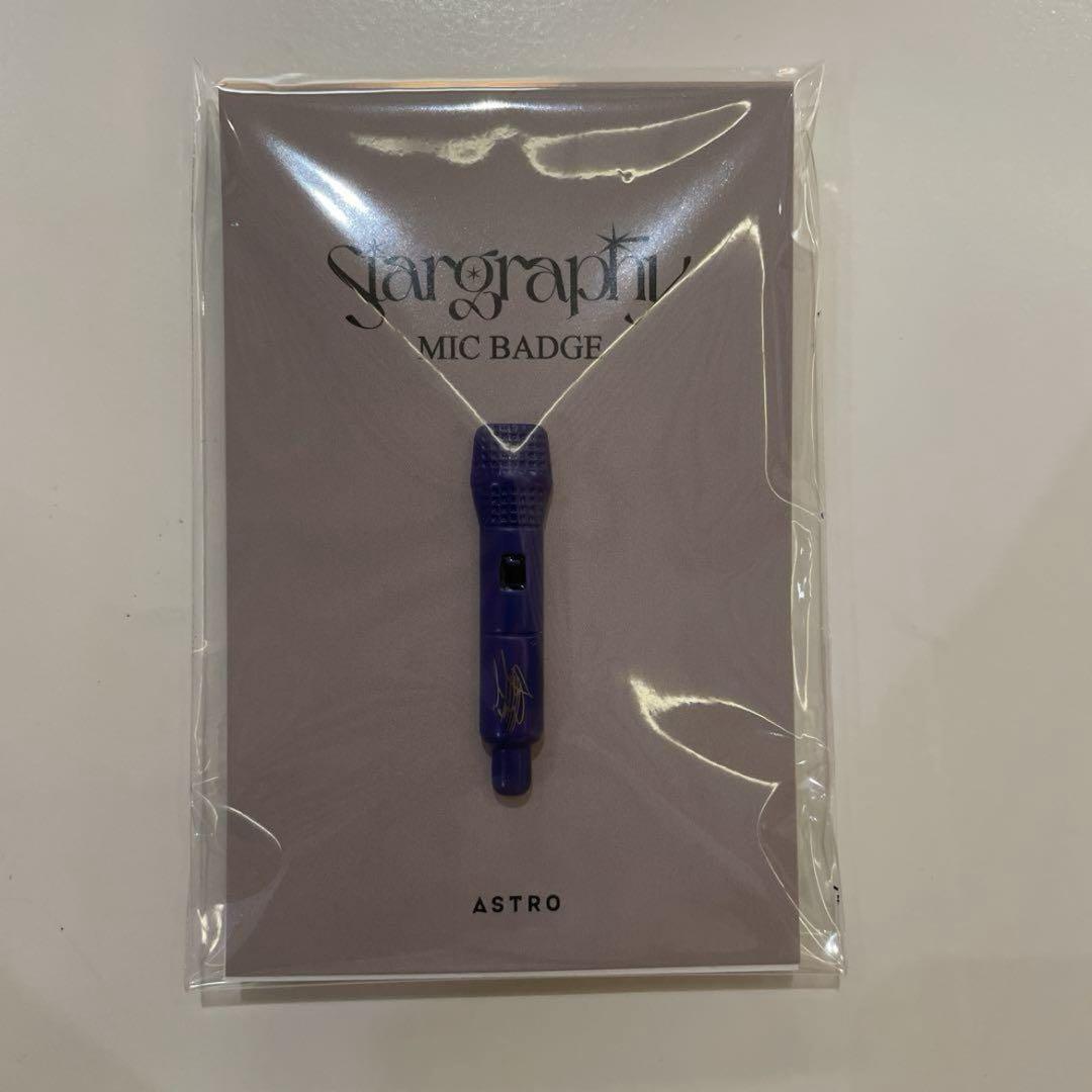 

[USED] ASTRO MJ Stargraphy Seoul Concert Microphone Badge