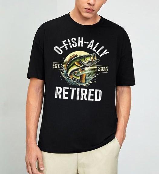 O-Fish-Ally Retired 2026 for Fisherman Fishing Retirement T-Shirt S-4XL S разноцветный