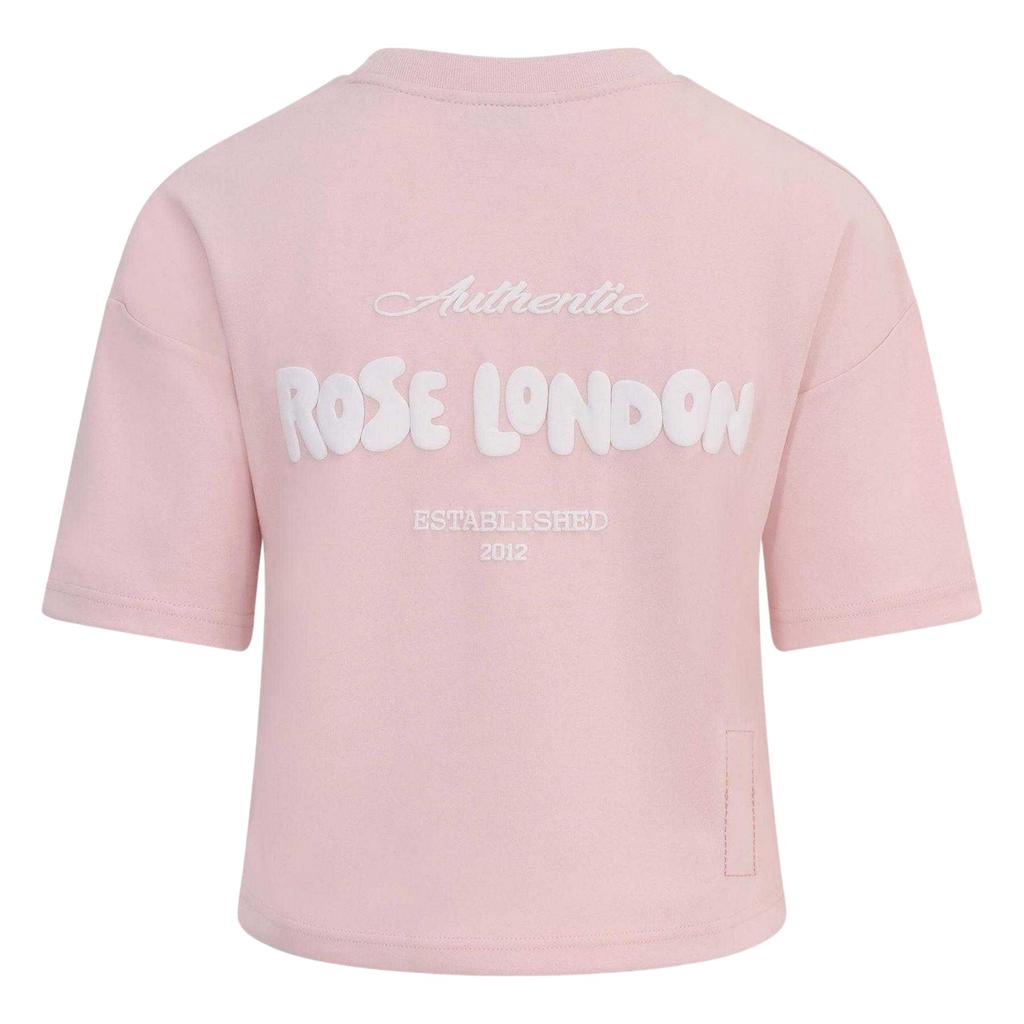 Rose London Girls Authentic Logo Cropped T-Shirt