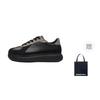 ONITSUKA TIGER Delecity Synthetic Leather, Split Cow Leather Low Top Casual Shoes Unisex Black Gray 1183B874-001