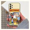 Cartoon B-Bob Burger-ES Phone Case For Samsung S25,S24,S23,S22,S20,S21,S10,Ultra,Plus,Lite,FE,Soft Silicone Black Cover