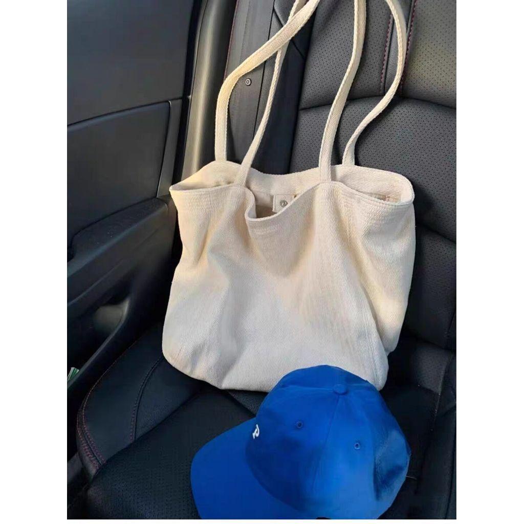 IELGY Large-Capacity Cloth Bag All-Match Commuter Canvas Bag Commuter Essential