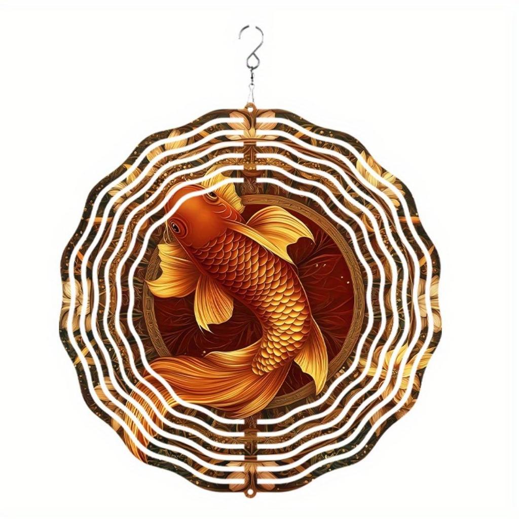 10-Inch Hanging Wind Spinner, Artistic Kinetic Outdoor Wind Chime with 360° Hook, Elegant Garden and Lawn Accent, Classic Gift for Friends