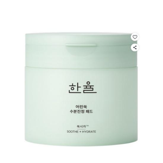 HANYUL Young Mugwort Soothing Hydration Pad Calming Care 170ml 60pcs