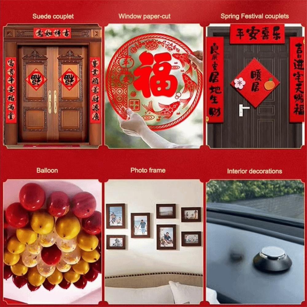 4/5Pcs Reusable Ultra-strong Double-sided Adhesive  for Wall Fixing Festive Wedding Decorations