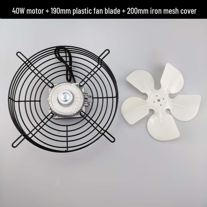 220V Shaded Pole Refrigerator & Freezer Cooling Fan Motor with Blade
