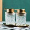 Transparenter Glas Badezimmer Flüssigseifenspender Shampoo-Flasche Wohnung Hotel Handwaschflüssigkeit Flasche Seifenschale