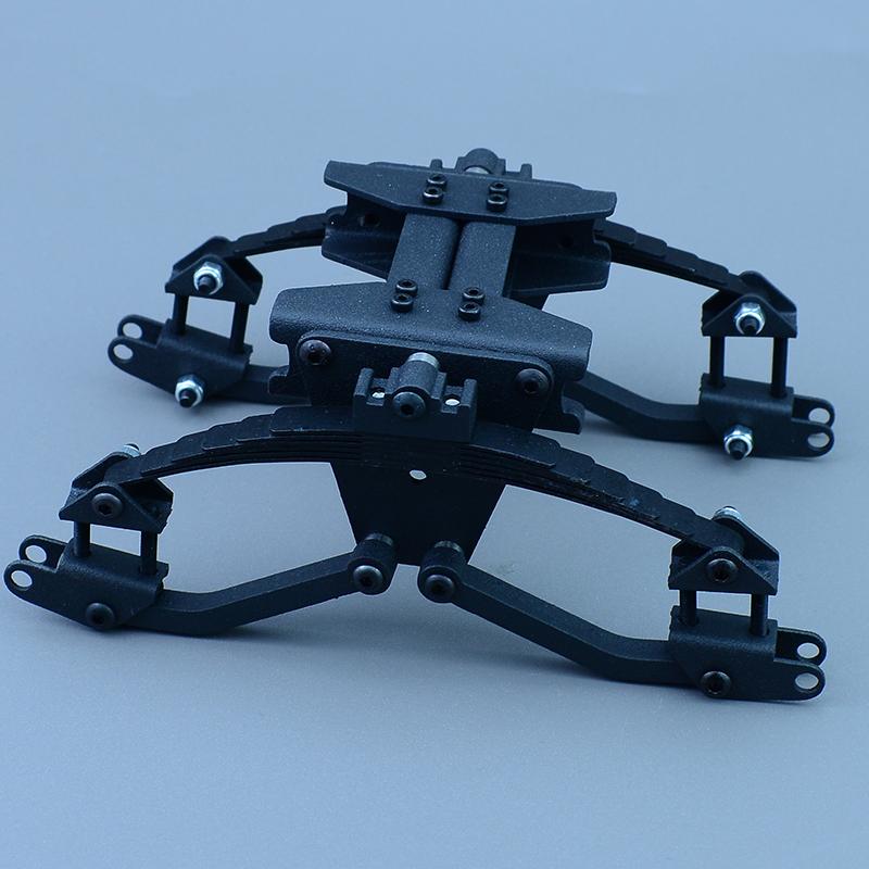 RC Truck Metal Rear Suspension Shock-absorbing Spring Kit for 1/14 Tamiya SCANIA 770S R620 VOLVO BENZ Arocs MAN TGX Car