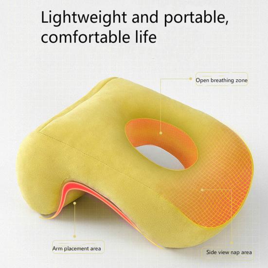 Portable Travel Noon Office Nap Neck Pillow Soft Home Desk Cushion