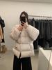Purchased autumn and winter casual literary Nordic soft puff down jacket women's short coat
