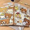 Cartoon Rilakkuma Notebook Thickening Color Inner Page Handbooks Kawaii A5 Graffiti Notebook Diary Notepad Children Stationery