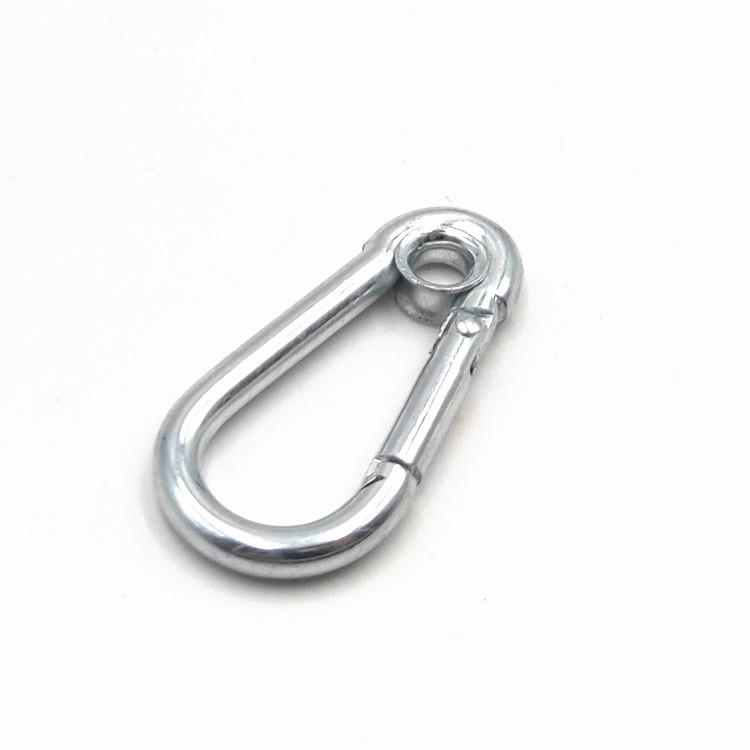 Galvanized Ring Eye Spring Hook Safety Buckle with Lifting Eye and Hook
