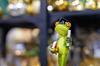 Graduate Frog Figurine