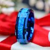 Fashionable Minimalist Double Groove Textured Ring Multiple Styles Available Elegant Band