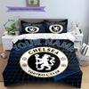 Custom Name CFC Pattern Bedding Quilt Set  Home Decoration  Gift (1 * Duvet Cover + 2 * Pillowcase  Without Core)