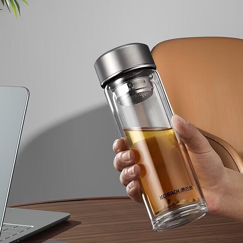 KOBACH 320ml Crystal Glass Water Bottle