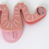 Hair Claw Pink Plastic Smile Face Hairpin Snake Shape Anti-slip Teeth Back Head Shark Hair Clip Hair Accessory