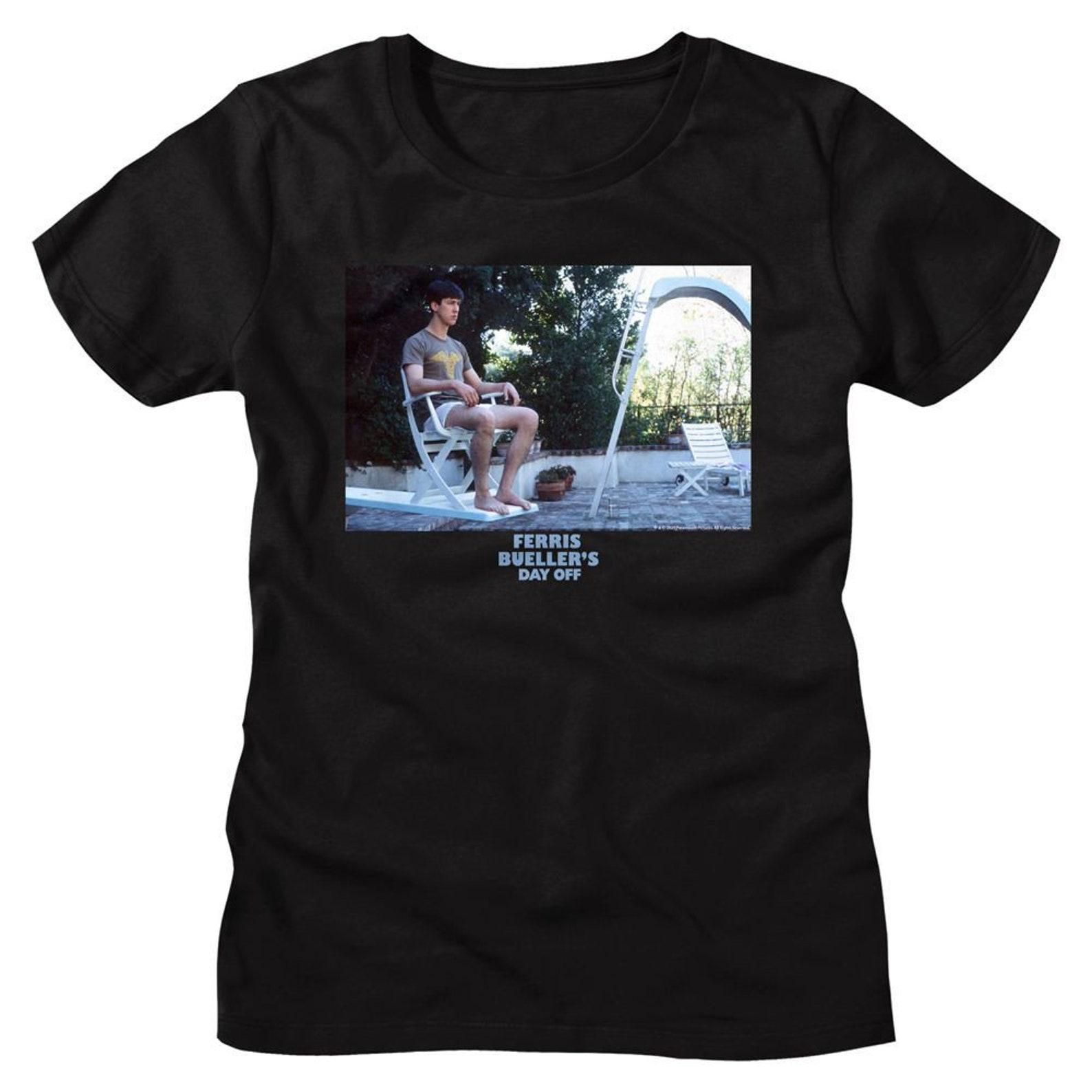 Ferris Bueller s Day Off Diving Board Black Women s T-Shirt L
