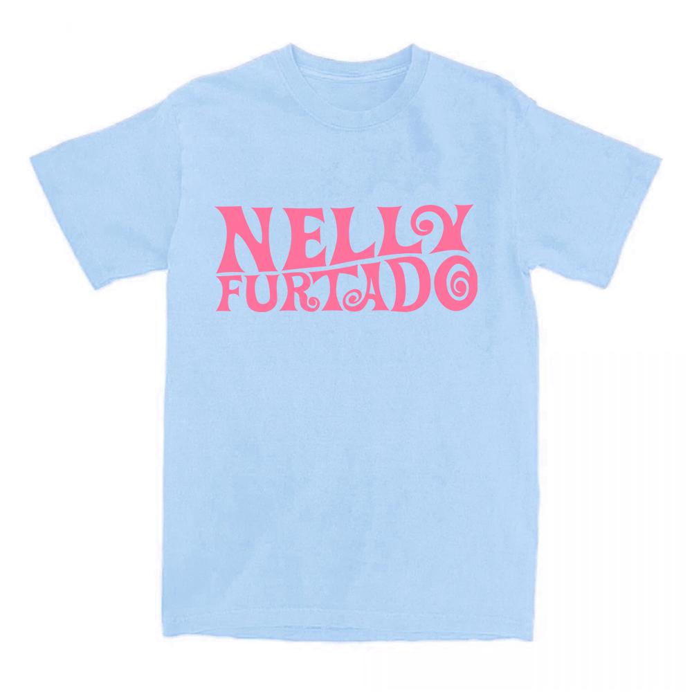 Nelly Furtado T-shirt Graphic Printing Short Sleeve Women Tee-shirt Fashion Ropa De Mujer Summer Clothes Cotton Soft O-neck Tops