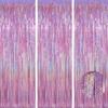 1/2/3Pack Glitter Party Backdrop Metallic Foil Tinsel Fringe Curtain Birthday Wedding Graduations Decoration Anniversary Photo. 5