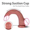 Super Long Realistic Dildos Silicone Layer Penis with Suction Cup Adult Sexy Toys for Woman Men Vagina Anal Massage Stimulator