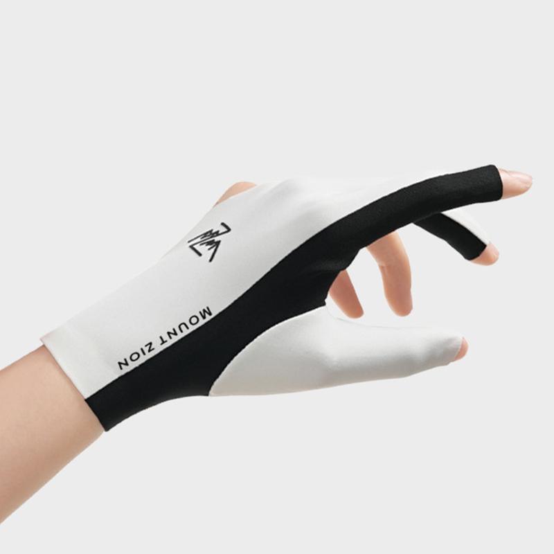 Biljarthandschoenen met vingerloze, ademende, professionele poolhandschoenen, lichtgewicht handschoenen met drie vingers voor biljartaccessoires