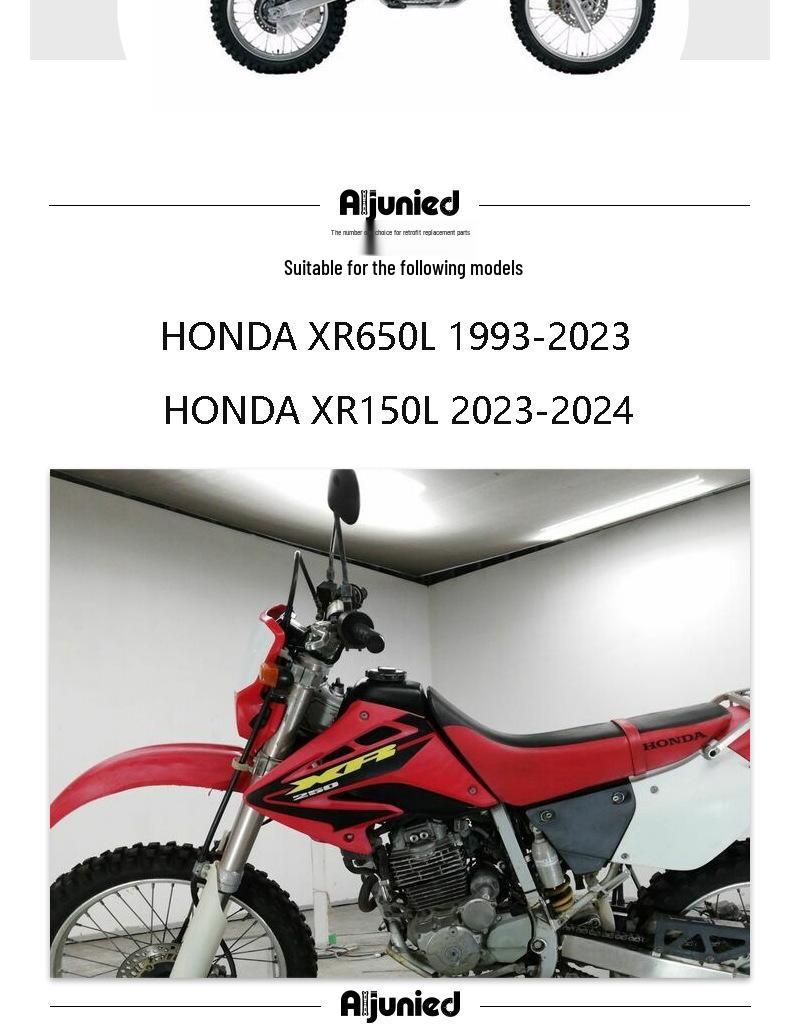 Honda XR650L/XR150L Rally Short Brake & Clutch Levers Bent Horn Version