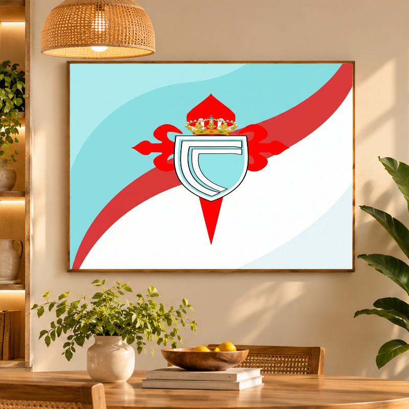 5D Diamond Painting Celta Vigo FC DIY Full Drill Diamond Art Kit Home Decoration